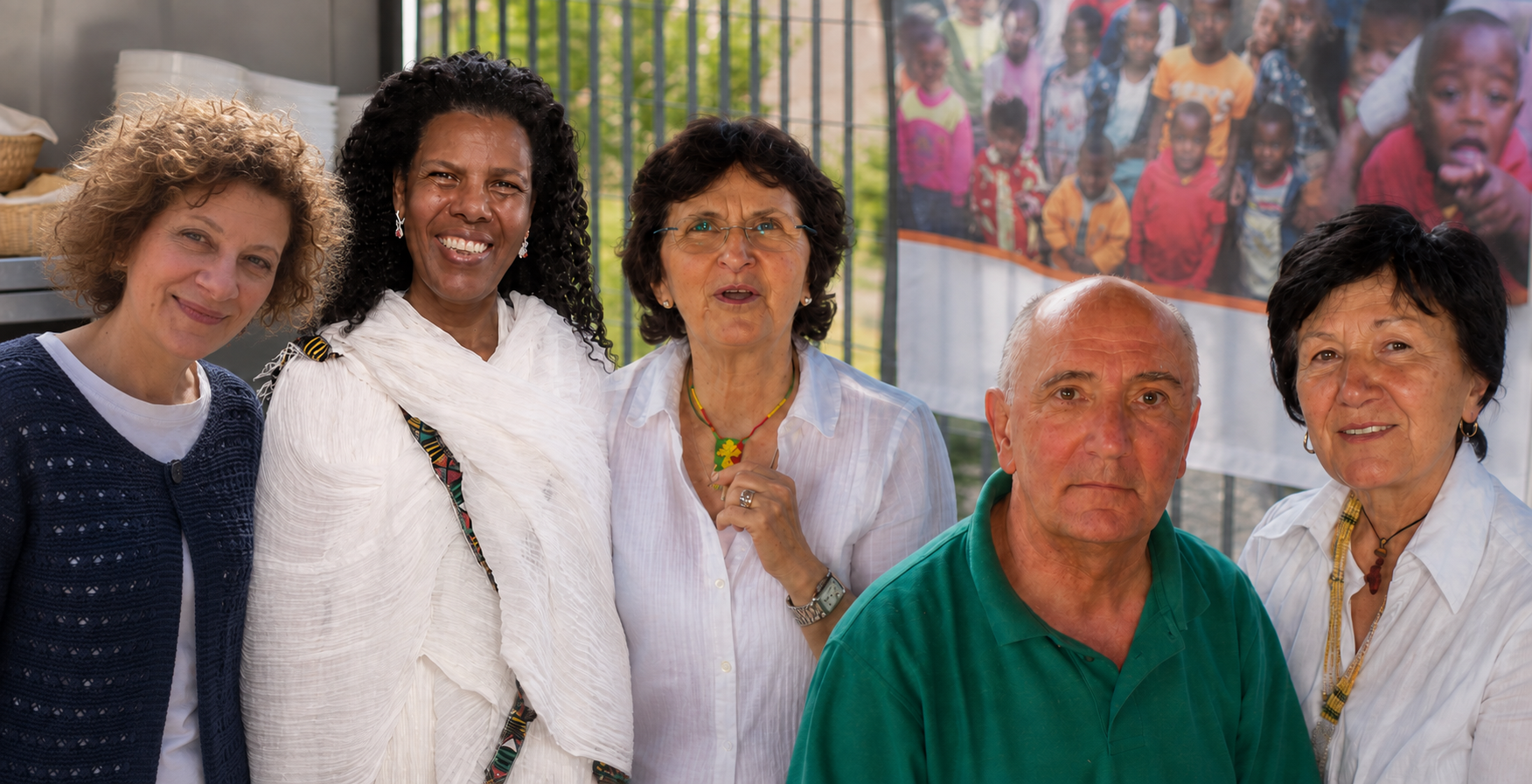I membri dell’associazione Ethiopia in my heart
